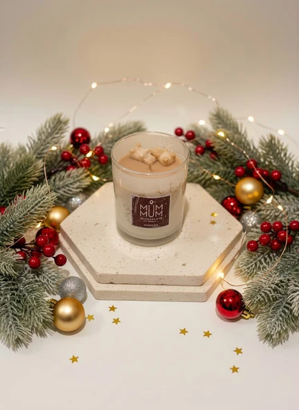 Lebron Çikolata Kokulu 100 GR Doğal Soya Wax Mum - 2