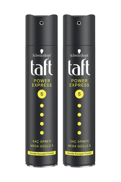 Taft Power Express Saç Spreyi 5 Numara Anında Kuruyan Formül 250 Ml 2 Adet ürün görseli