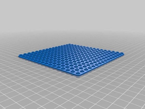 Özelleştirilmiş Lego-Compatible 16X16 Teknik Delik Taban Plakası Düz Plastik Aparat