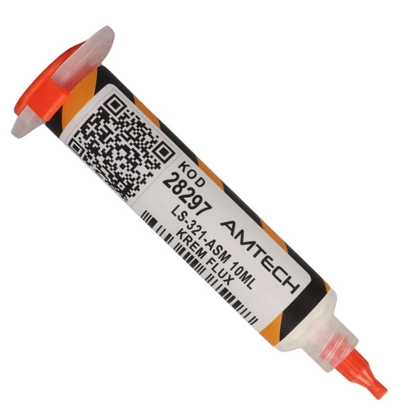 Amtech LS-321-ASM Şırınga Tip 10 Ml. Krem Lehim Havya Flux