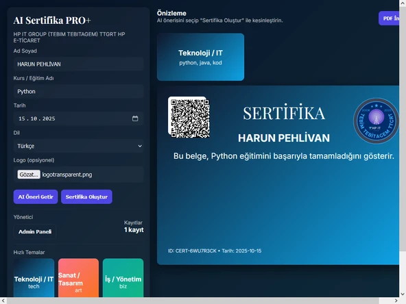 AI Sertifika PRO+ - 3
