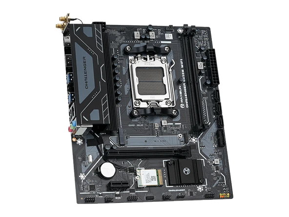 Maxsun Challenger B650M WIFI V2 AM5 DDR5 6000 Mhz M.2 HDMI mAtx AMD anakart - Resim 3
