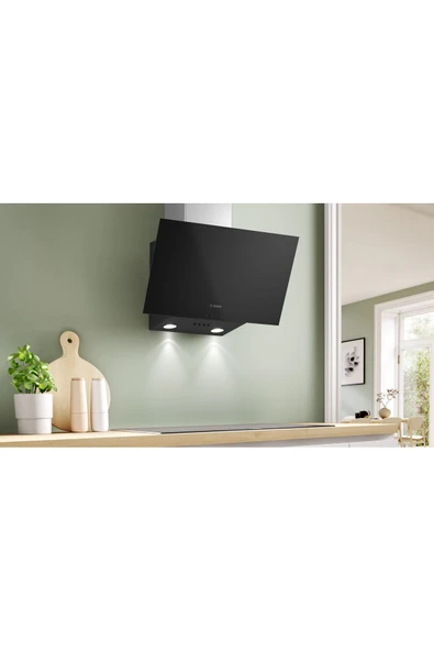 Bosch DWK63PJ61T Siyah Ankastre Cam Davlumbaz - 2