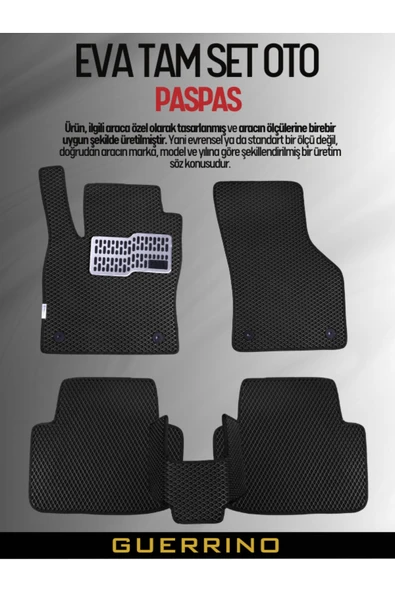 Guerrino HONDA-CİVİC-FB-FG-HATCHBACK-(2012-2015) İÇİN EVA İÇ PASPAS TAKIMI (METAL TOPUKLUK DAHİL) ürün görseli