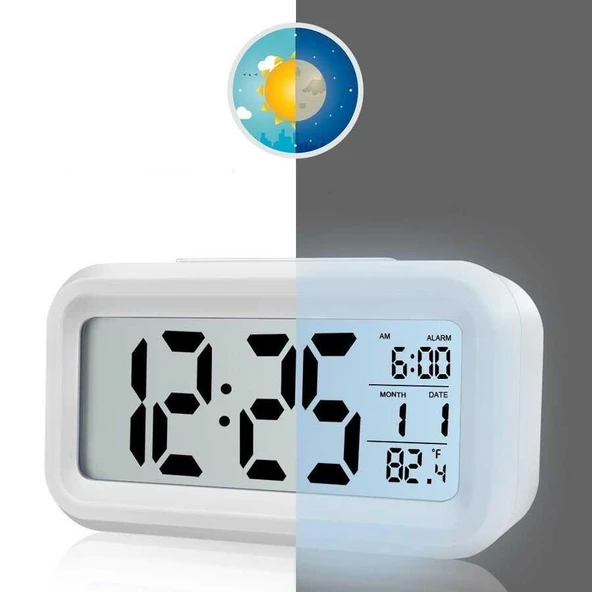 4'ü 1 Arada Dijital Masa Saati (Saat, Takvim, Termometre, Alarm) ürün görseli