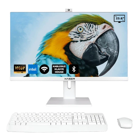 Xaser Xs141 i3 4130 16GB Ram 1TB SSD 23.8" Webcam + Wifi + BT All In One Bilgisayar ürün görseli