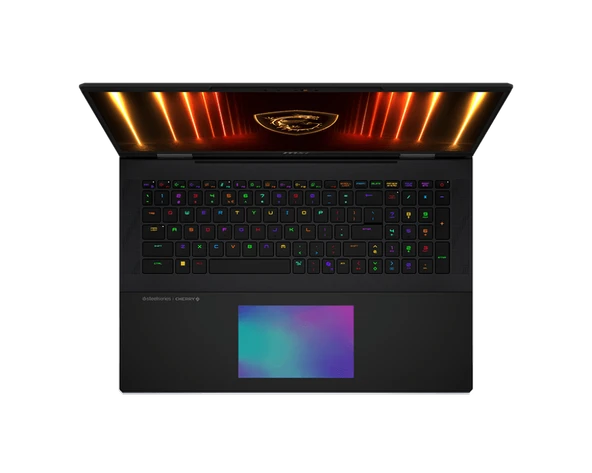 MSI  NB TITAN 18 HX AI A2XWJG-217TR ULTRA 9 285HX 96GB DDR5 RTX5090 GDDR7 24GB 6TB SSD 18.0 UHD+ MINILED 120Hz W11P - 3