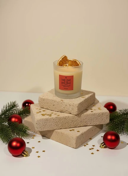 Lebron Portakal Kokulu 100 GR Doğal Soya Wax Mum - 3