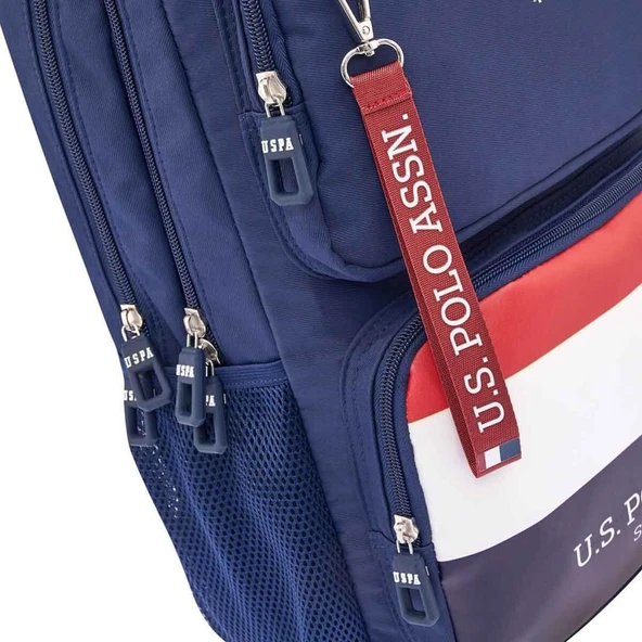 U.S. Polo Lacivert Okul Çantası - Resim 3