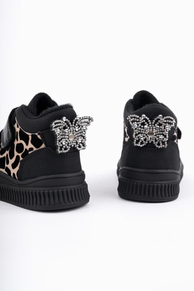 Muggo PAWS Kelebekli Çift Cırtlı Kız Bebek ve Çocuk Bot - 7