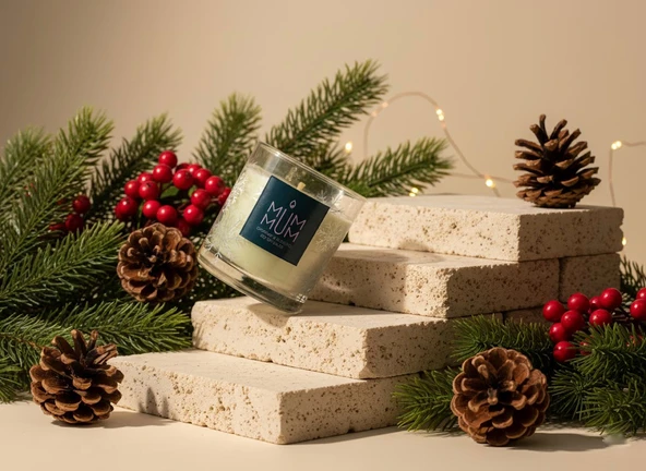 Lebron Çam Kokulu 100 GR Doğal Soya Wax Mum - 3