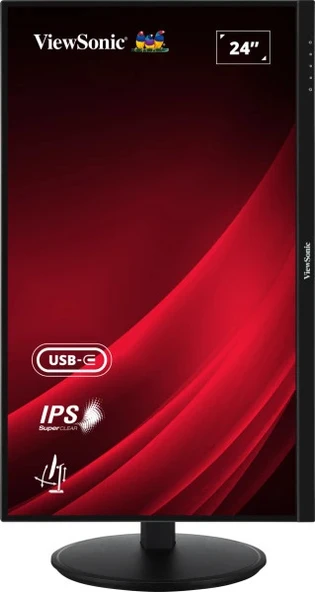 VIEWSONIC VG2409-MHDU-2 USB-C HUBLI 24 FULL HD ERGONOMIK IPS MONITOR - Resim 4