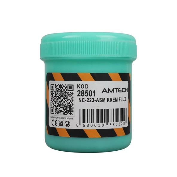 Amtech NC-223-ASM 100G Lehim Havya Kremi Flux No Clean Profesyonel SMD Lehimleme