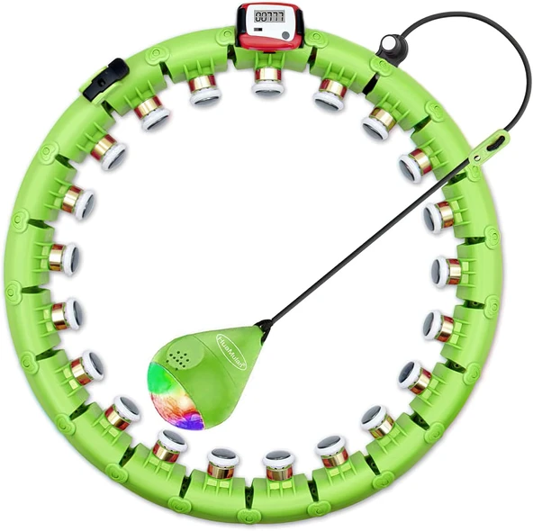 Hula Hop Akıllı Fitness Çemberleri 4 Mevsim Ayarlanabilir Egzersiz Halkası Şekillendirme Bel İncelme