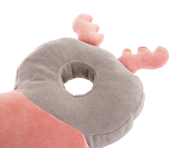 Babyjem Bebek Melek Kanadı Koruma Yastığı Pembe Kadife - Resim 3