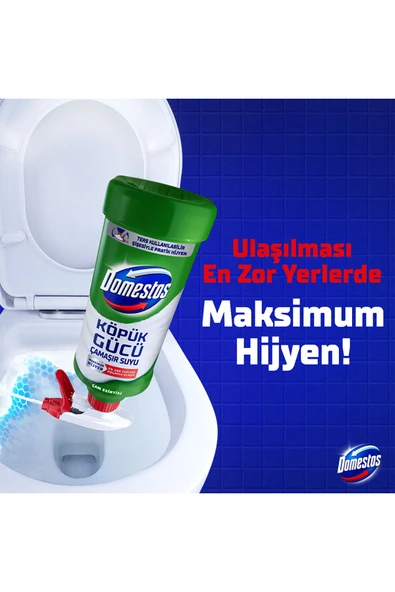 Domestos Köpük Gücü Çam Ferahlığı 450 ml x1 + Köpük Gücü Kar Beyaz 450 ml x1 - Resim 3