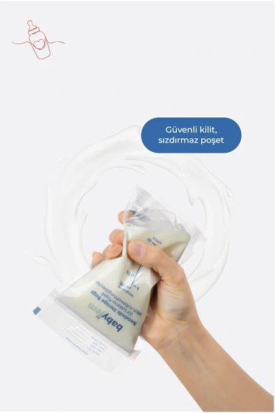 Babyjem Ultra Koruyucu Süt Saklama Poşeti 25 Adet - 5