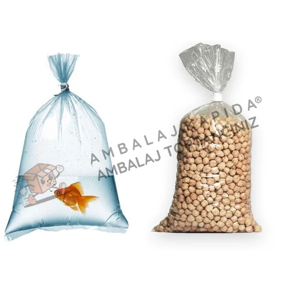 20x30 cm. (Birlik) Bakkaliye Naylon Torba - 1 kg. - 2