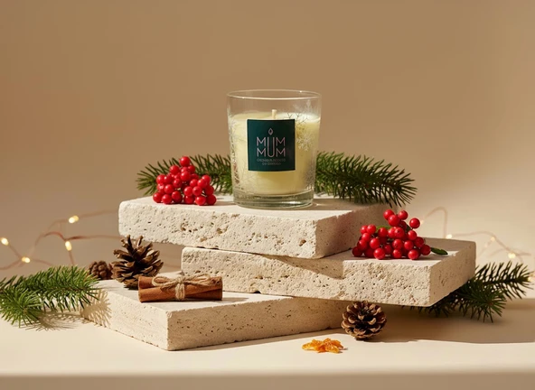 Lebron Çam Kokulu 100 GR Doğal Soya Wax Mum - 2