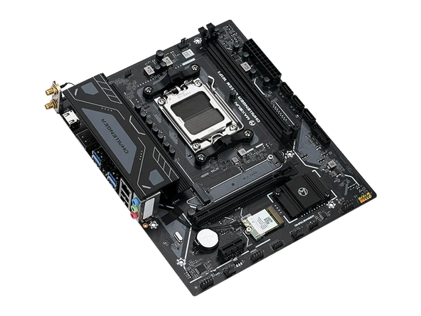 Maxsun Challenger B650M WIFI V2 AM5 DDR5 6000 Mhz M.2 HDMI mAtx AMD anakart - Resim 4