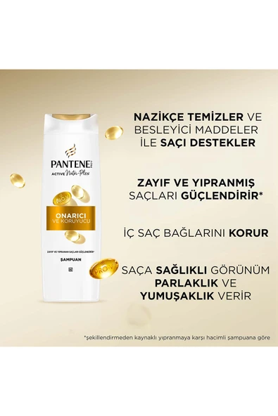 Pantene 500 Ml Saç Kremi Onarıcı ve Koruyucu - Resim 5