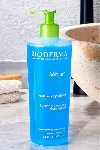 Bioderma Sebium Foaming Gel 500 Ml ürün görseli 1