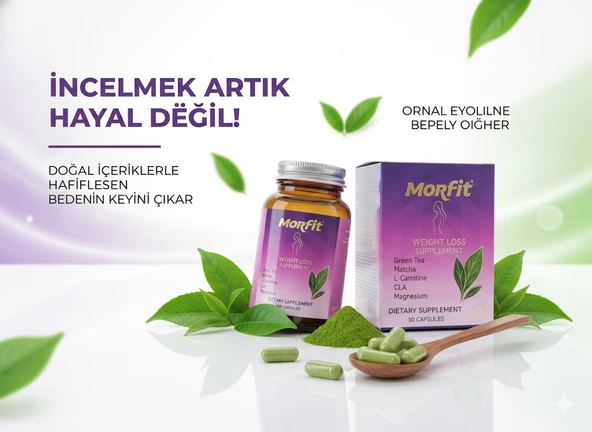 Doğal Zayıflama ve Enerjı Desteği L-Carnitine Lepidium Morfit Complex 30 - Resim 3