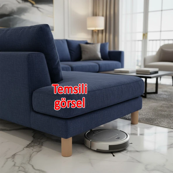 (8 Adet) Plastik Terra Kubik Kayın Beji 15 cm Mobilya Kanepe Koltuk Baza Yükseltme Ayağı Ayakları - Resim 5