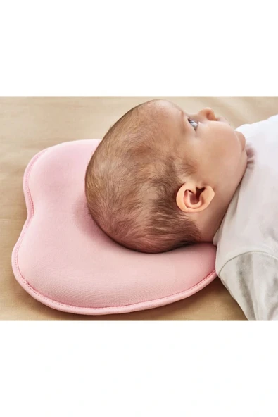Babyjem Düz Kafa Yastığı Pembe - 4