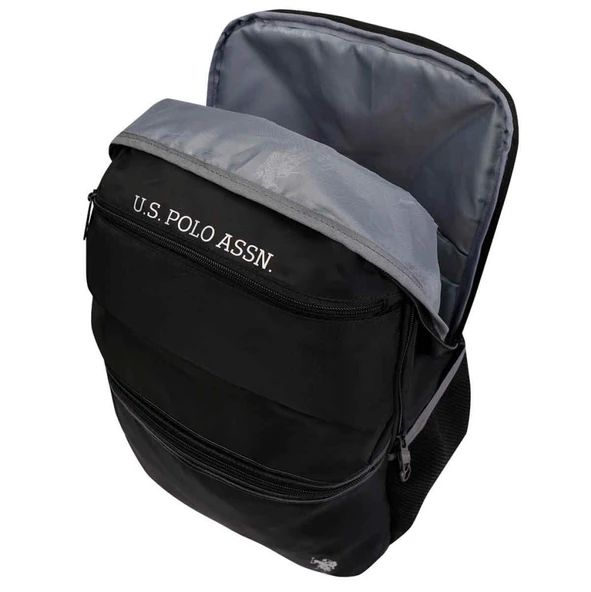 U.S. Polo Siyah Okul Çantası - Resim 2