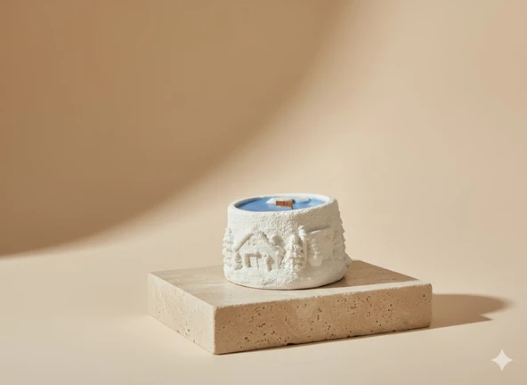 Lebron Okyanus Kokulu 115 GR Doğal Soya Wax Mum - 3