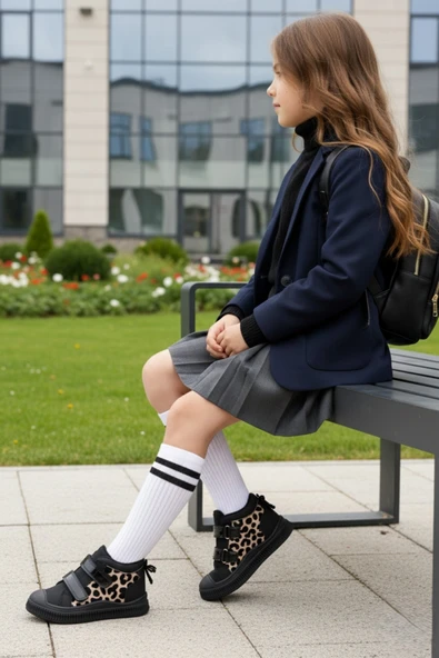 Muggo PAWS Kelebekli Çift Cırtlı Kız Bebek ve Çocuk Bot - 11