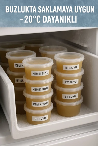 30 ml Kendinden Kapaklı Şeffaf Sosluk – Sızdırmaz, Sıcağa Dayanıklı, Tekrar Kullanılabilir 50’li Set - 2