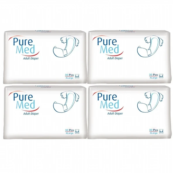 Puremed Hasta Bezi Bel Bantlı XL Ekstra Büyük 120 Adet