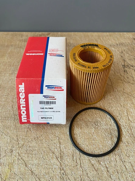 Monreal MFN-0123 Yağ Filtresi Hyundai Accent Admire 1.5 Dizel / Getz 1.3 2632027100 L26320-27100