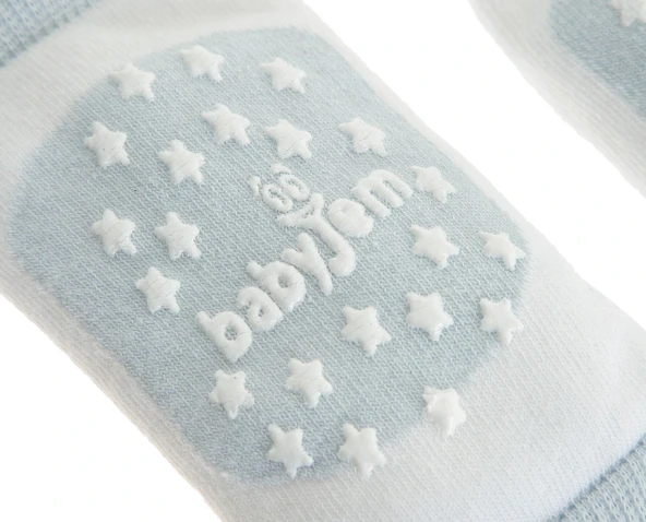 Babyjem Örgü Emekleme Dizliği Mavi - 4