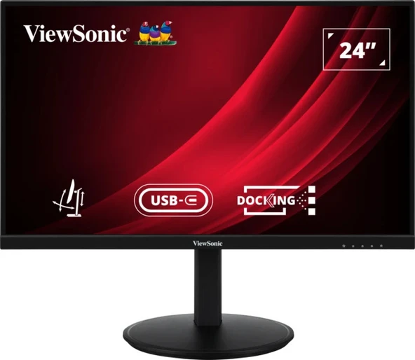VIEWSONIC VG2409U-2 USB-C HUBLI 24 FULL HD ERGONOMIK MONITOR - Resim 2