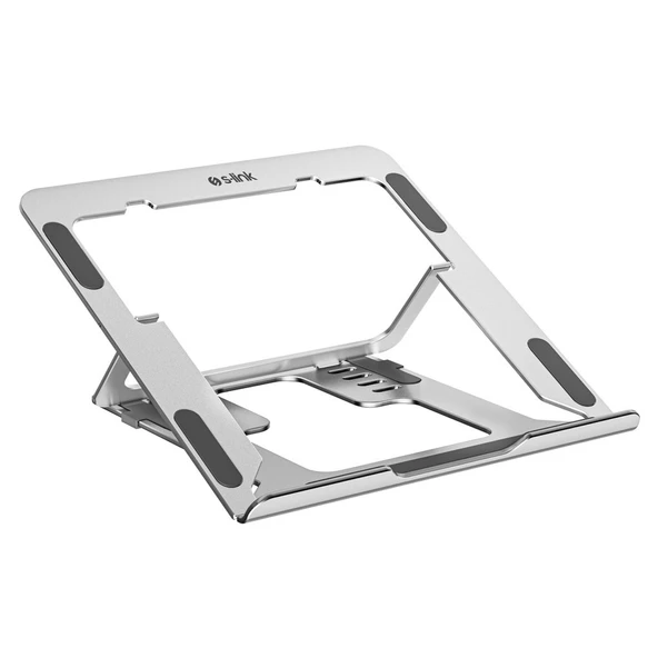 S-link SL-AL11 Gümüş 6 Açılı Katlanabilir Alüminyum Laptop Stand - 4