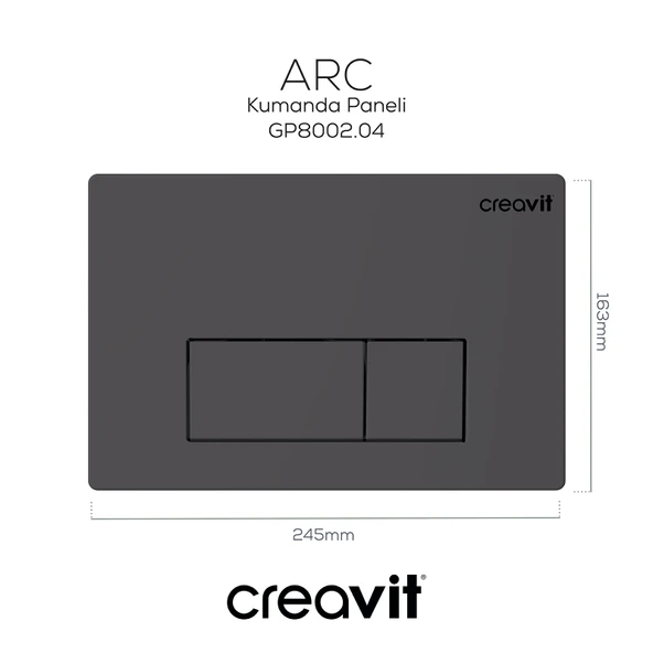 Arc Mat Antrasit Boyalı Kumanda Paneli - Resim 2
