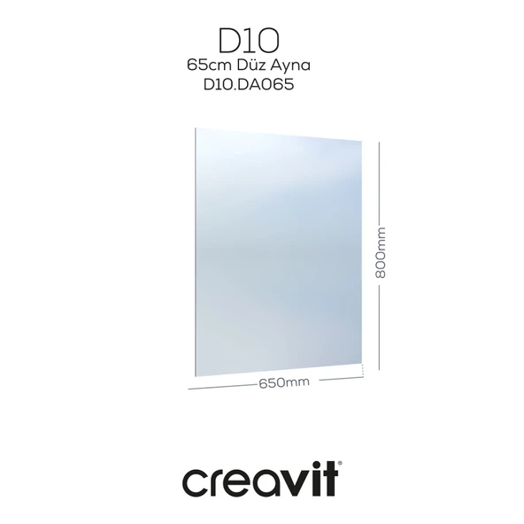 D10 65 cm Düz Ayna ürün görseli 1