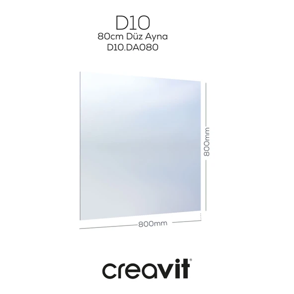 D10 80 cm Düz Ayna ürün görseli 1