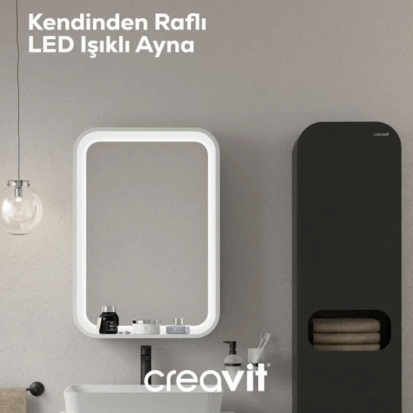 Pion Plus Ayna 60 cm Beyaz - Resim 2