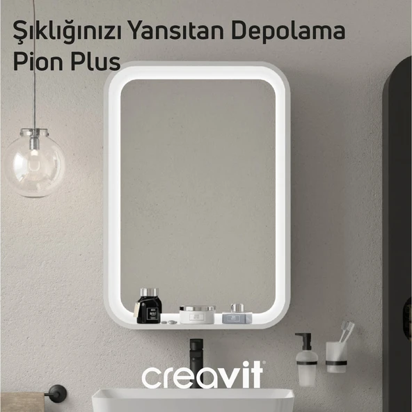 Pion Plus Ayna 60 cm Beyaz - Resim 4