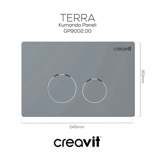 Terra Mat Gri Boyalı Kumanda Paneli - Resim 3
