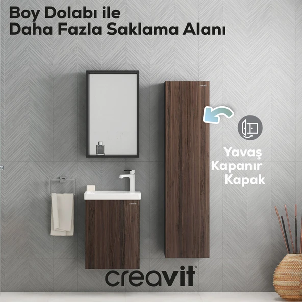 Mio Boy Dolabı 140 cm Antrasit-Kansas - Resim 2