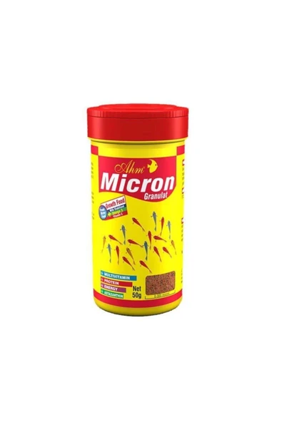 Ahm Micron Yavru Balıklar Için Büyütme Yemi 100ml ürün görseli