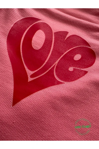 Gobo Şeker Pembe Renkli Kedi ve Köpek Kıyafeti Elbisesi Love Baskılı XSMALL/XS/Beden 0 - Resim 5