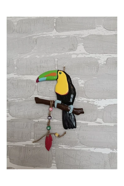 Gobo Dekoratif Tukan Kuşu Farklı Renklerde Kutulu 2 Adet - Resim 5