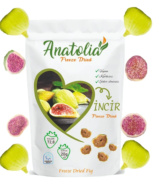 Anatolia Freeze Dried-Dondurularak Kurutulmuş İncir-Freeze Dried Fig ürün görseli 1