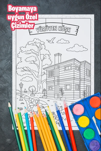 Türkiye Güzellikleri Boyama Kitabı - 5